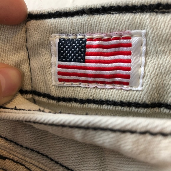 True Religion RARE bell bottom western jeans sz 26 - Picture 15 of 15